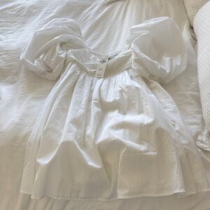 Women’s white Babydoll style Abercrombie mini dress new with tags